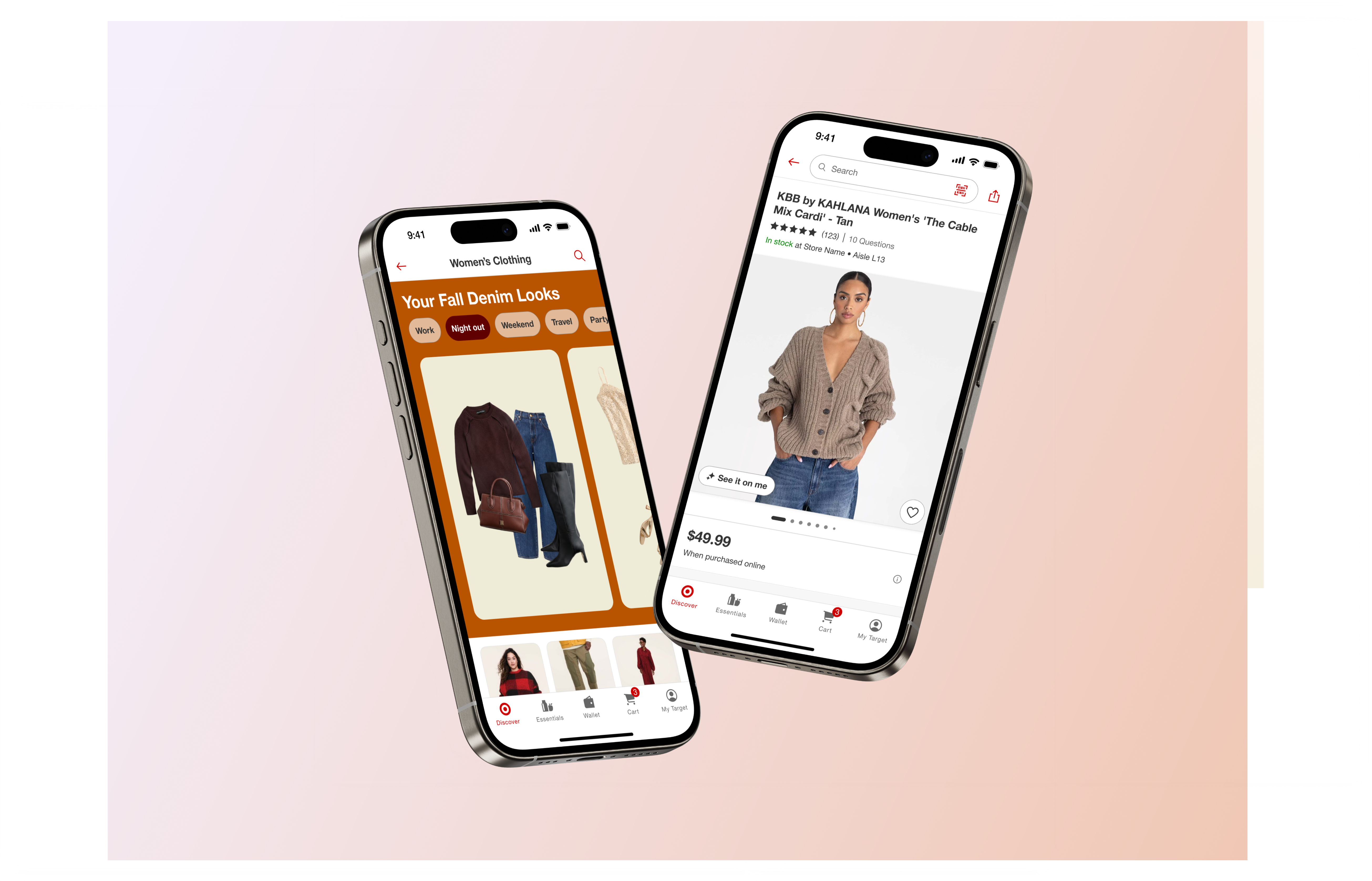 Target Showcase Clothing